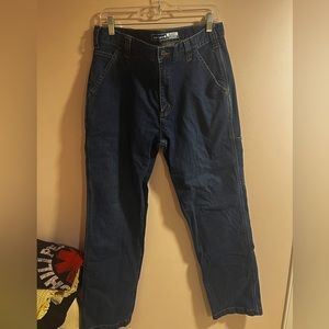 Carhartt Blue Cargo Style Denim Jeans Size 34